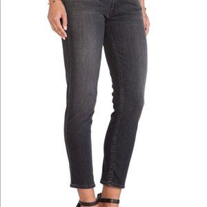 Mother The Dropout Washed Black Jeans Size 26